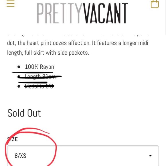 Modcloth Pretty Vacant Size XS Skirt Green White Hearts Heart Print With Pockets - Picture 7 of 7